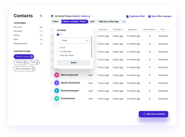 Customisable CRM illustration